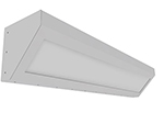 CF0848 Series of ActiveLED® Correctional Facility Lighting - Anti Ligature Corner Mount with Touch Button option.